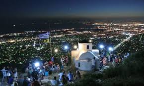Πραγματοποιήθηκε χθες η νυχτερινή ανάβαση στον Προφήτη Ηλία Άνω Γλυφάδας