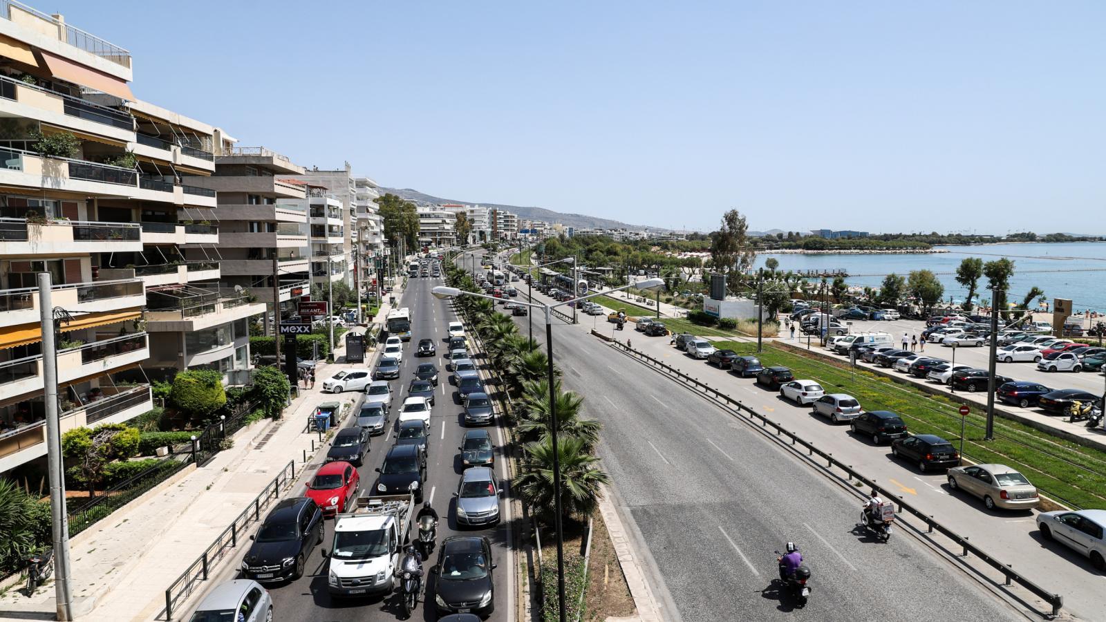 Η Λεωφόρος Ποσειδώνος γίνεται υπόγεια -Δείτε από ψηλά πώς προχωρούν τα έργα